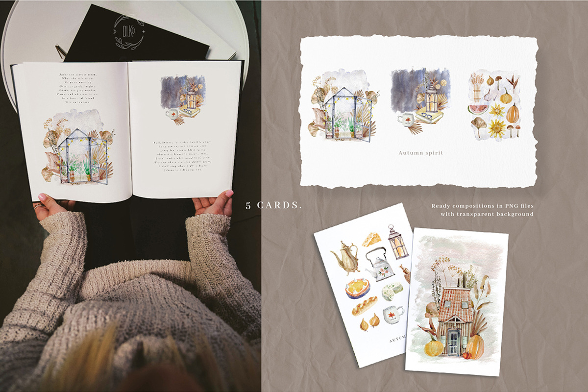 How to enjoy the fall., a Decorative Illustration by Dinkoobraz (Photo 12 of 15)