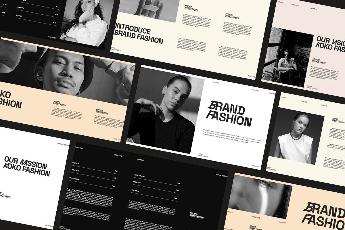 KOKO - Brand Fashion PPT, a Presentation Template by studiobasic (Photo 1 of 7)