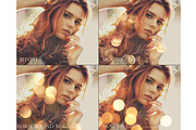 Gold bokeh photoshop overlays, an Object Graphic by Paper Farms (Thumbnail 2 of 6)