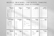 Minimalist Wedding Planner Printable, a Stationery Template by BRANDcontent (Thumbnail 2 of 6)