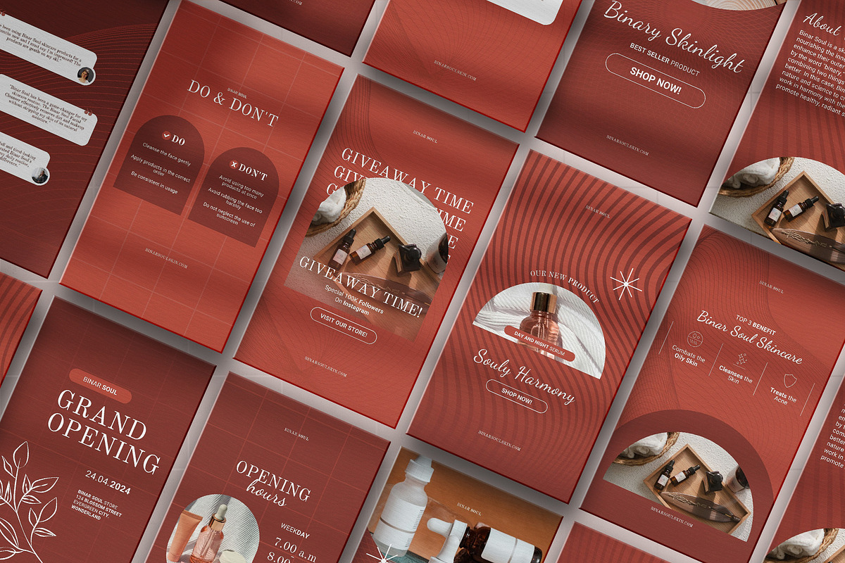 Canva Skincare Instagram Story, a Social Media Template by prajapixels (Photo 5 of 6)
