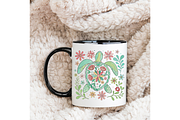 Floral Sea Turtle Summer PNG, an Illustration by TatiMockup (Thumbnail 5 of 6)
