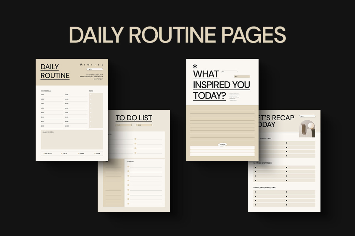 SOMA Creative Planner CANVA PS, a Magazine Template by Eviory (Photo 6 of 10)