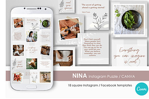 NINA Instagram Puzzle / CANVA