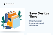 Education Illustration Pack, an UI Kit Template by Suntype | Sunshine Std (Thumbnail 7 of 9)