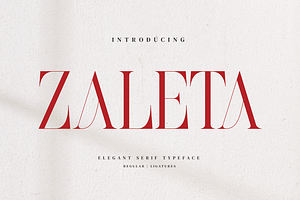 Zaleta - Elegant Serif Font