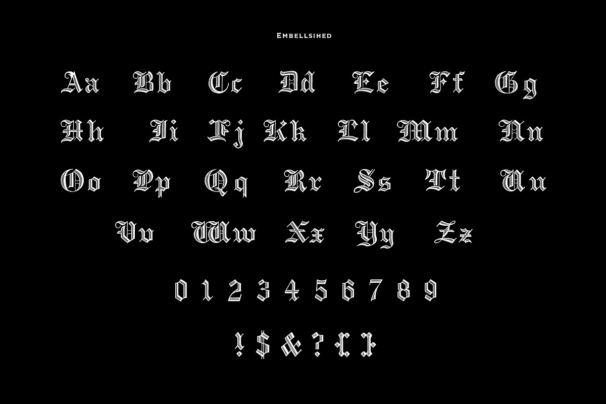 Gothicplate, a Blackletter Font by Loudoun Design Co. (Photo 4 of 9)