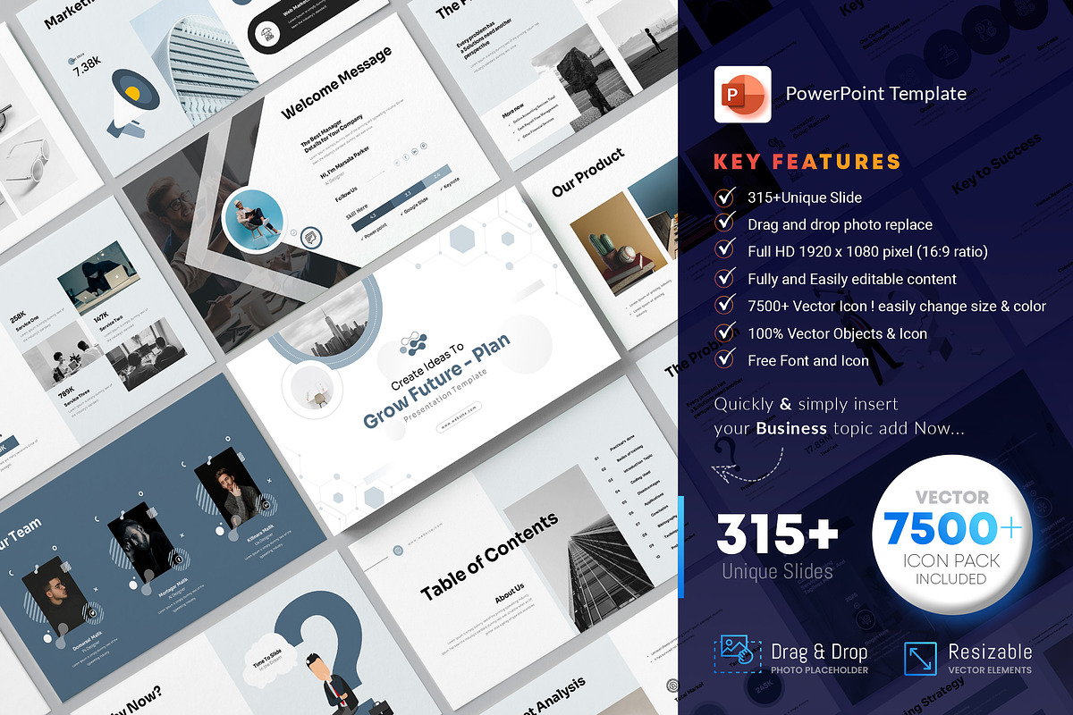 Business Plan PowerPoint Template, a Presentation Template by GenerousArt (Photo 2 of 38)