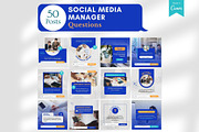 Social Media Manager -Canva Posts, a Social Media Template by Viral Content Design (Thumbnail 4 of 17)