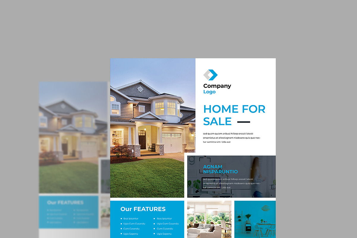Premium Real Estate Flyer Template, a Flyer Template by evgenystudio (Photo 2 of 3)