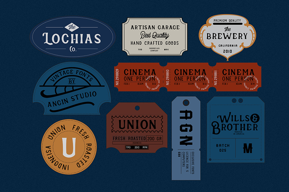 Verveda (3 fonts with extras), a Serif Font by Angin Studio (Photo 12 of 13)