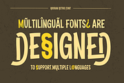 Hikran | Retro Condensed Font, a Sans Serif Font by twinstd (Thumbnail 4 of 13)