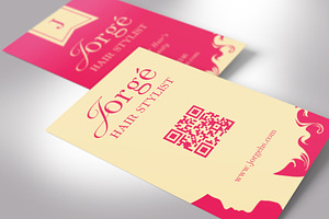 Hairstylist Business Card Template