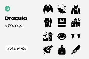 Basicons / Halloween / Dracula Icons