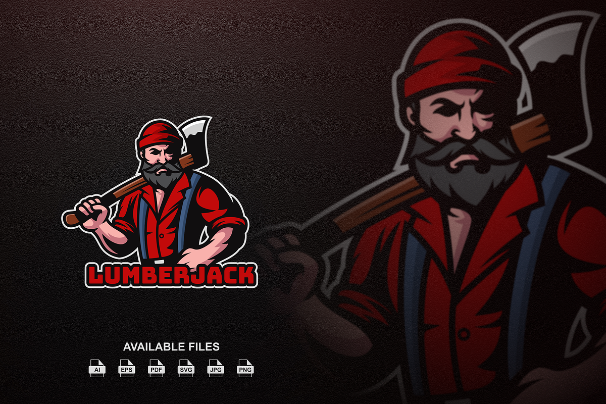 Lumberjack Logo, a Design Template by artchiles_design