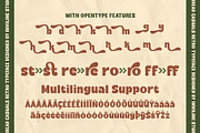 Thread Casuals - Retro Display Font, a Sans Serif Font by Inviline.co (Thumbnail 7 of 10)