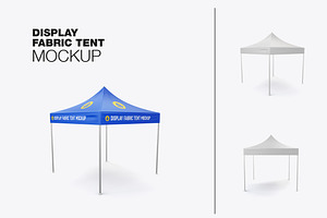 Fabric Display Tent Mockup, a Product Mockup by OneVectorStock