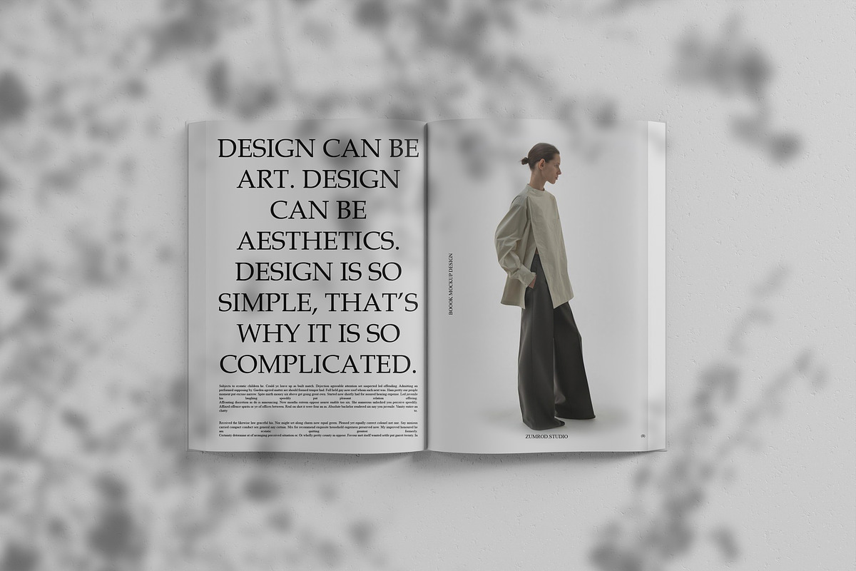 Agate – Magazine Mockup 5 Scenes, a Books & Magazine Mockup by Zumrod (Photo 6 of 9)