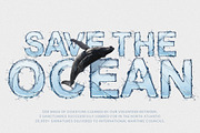 Aqua - Realistic Water Font, a Font by AndrewPixelType (Thumbnail 7 of 7)