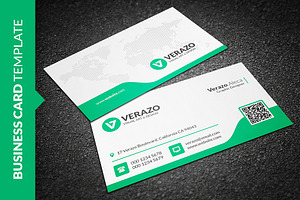 Clean Green Business Card