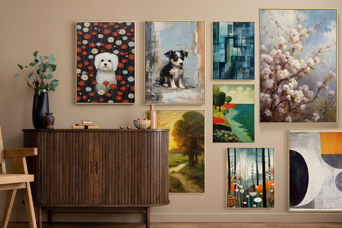 100 Assorted Prints Posters, a Decorative Illustration by Muzi pear studio (Photo 7 of 12)