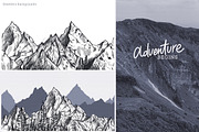 Mountains Vector Set, an Illustration by Molly art (Thumbnail 9 of 13)
