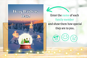 Christmas Card Templates Canva Set, a Card Template by Ellis Art (Thumbnail 2 of 5)