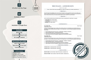 ATS-optimized resume template