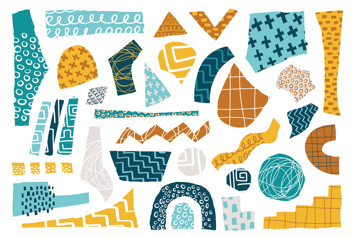 Abstract Cutout Shapes Bundle, an Object Graphic by MaNechaeva (Photo 6 of 24)