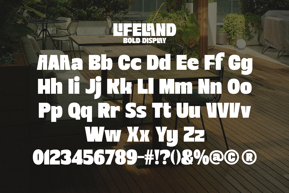 Lifeland, a Symbol Font by Nathatype (Photo 6 of 11)