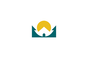 Camping Crown Logo, a Branding & Logo Template by Pure Design