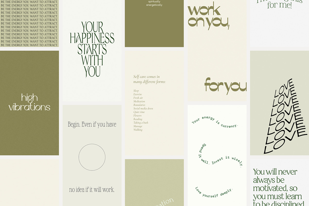Instagram Quotes Posts Stories PS, a Social Media Template by Love Radiation Studio (Photo 13 of 18)