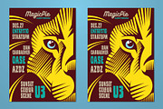 Lion Indie Rock Flyer, a Flyer Template by ashenterprise (Thumbnail 2 of 3)