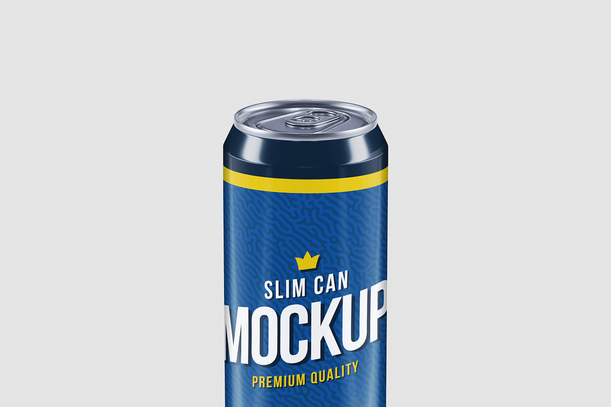 Realistic Slim Can Mock-up, a Print Template by Propex (Photo 14 of 17)