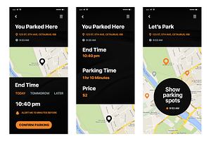 Parking Mobile App Template