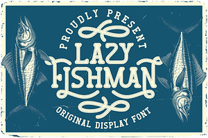 Lazy Fishman Retro Display Font
