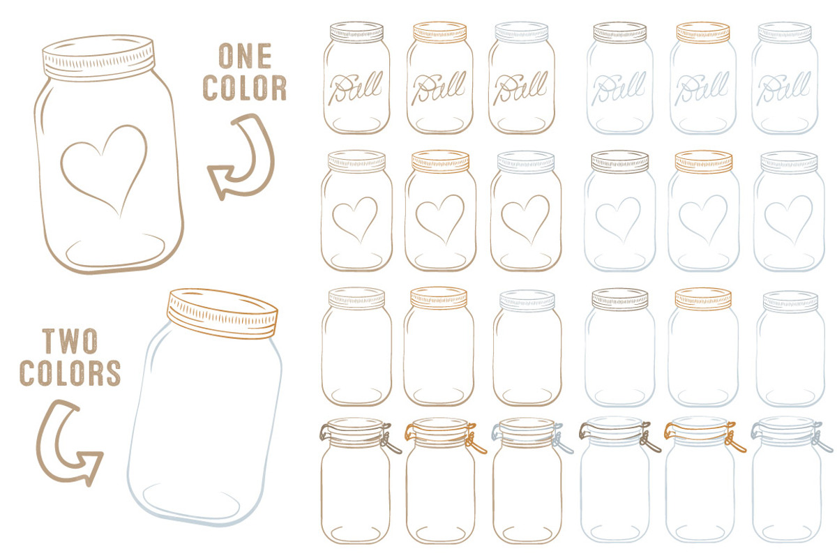 Champagne Jar Vectors & Clipart, an Illustration by Amanda Ilkov (Photo 3 of 4)