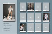 2026 Wall Calendar InDesign Template, a Brochure Template by R-studio (Thumbnail 5 of 6)