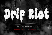 Drip Riot – Dripping Display Font, a Script Font by Wow Magic (Thumbnail 1 of 4)