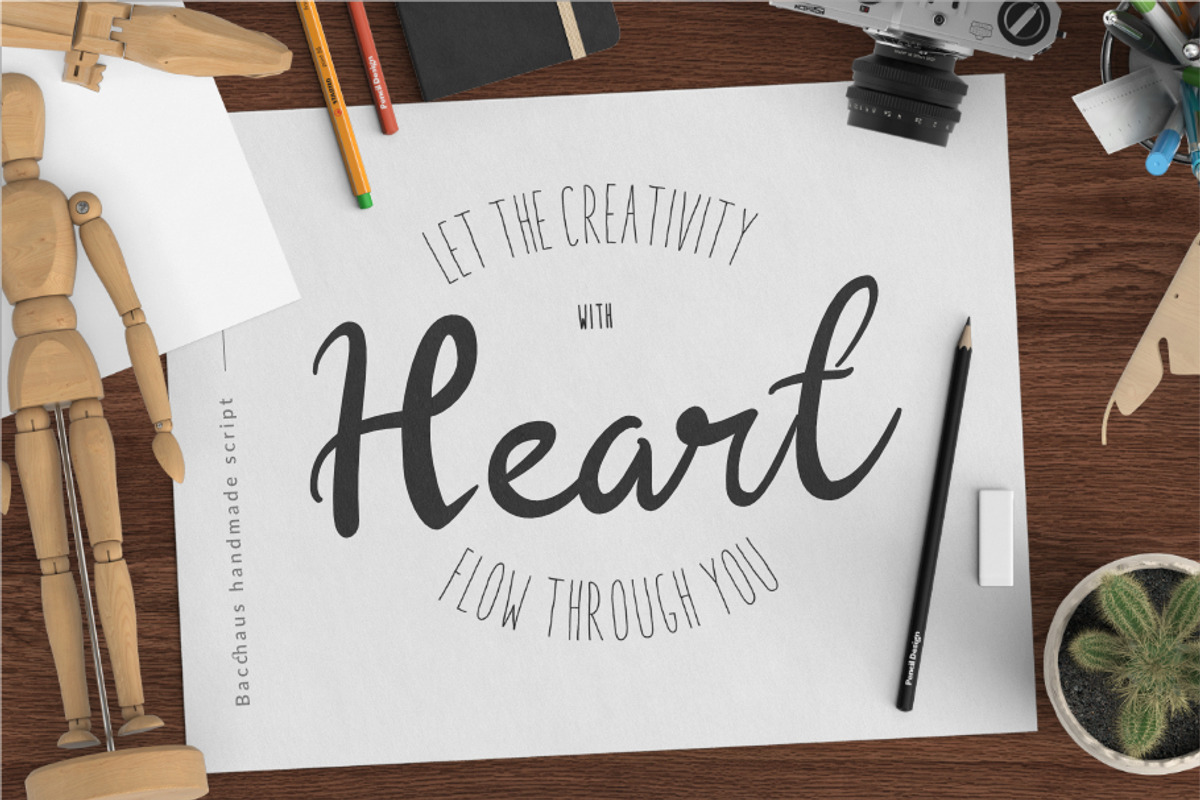 Bacchaus font - Script Fonts preview 4