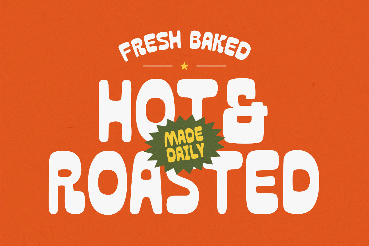 Toasted Avenue Vintage Deli Font, a Script Font by Littlehand (Photo 2 of 9)