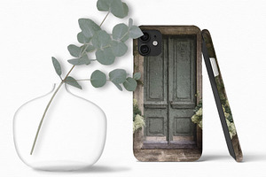 Sage Green French Doors Paintings