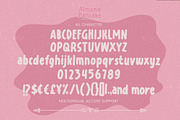 Almond Pancake - Unique Bold Display, a Font by Gassstype (Thumbnail 7 of 8)