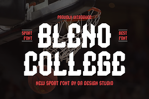 Bleno College Font