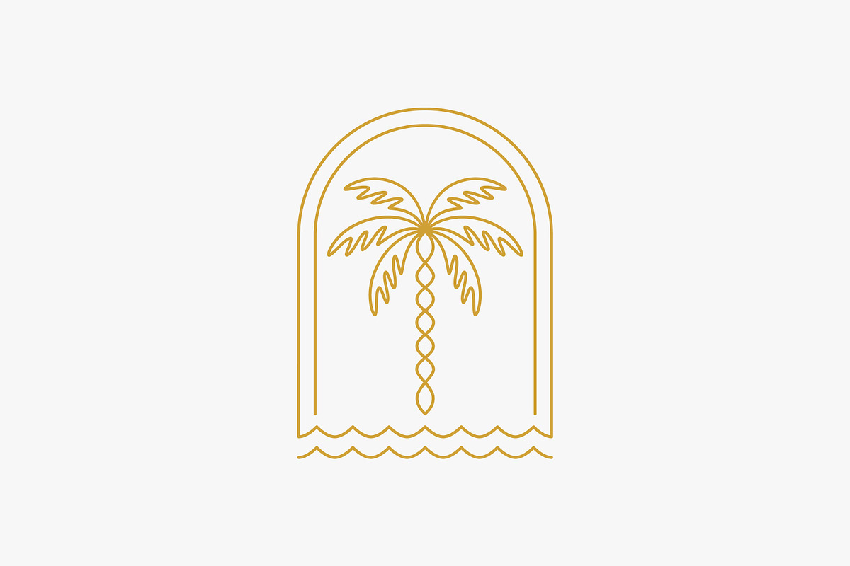 Palm Beach Tree Boho Style Logo, a Branding & Logo Template by Signatoro (Photo 2 of 3)