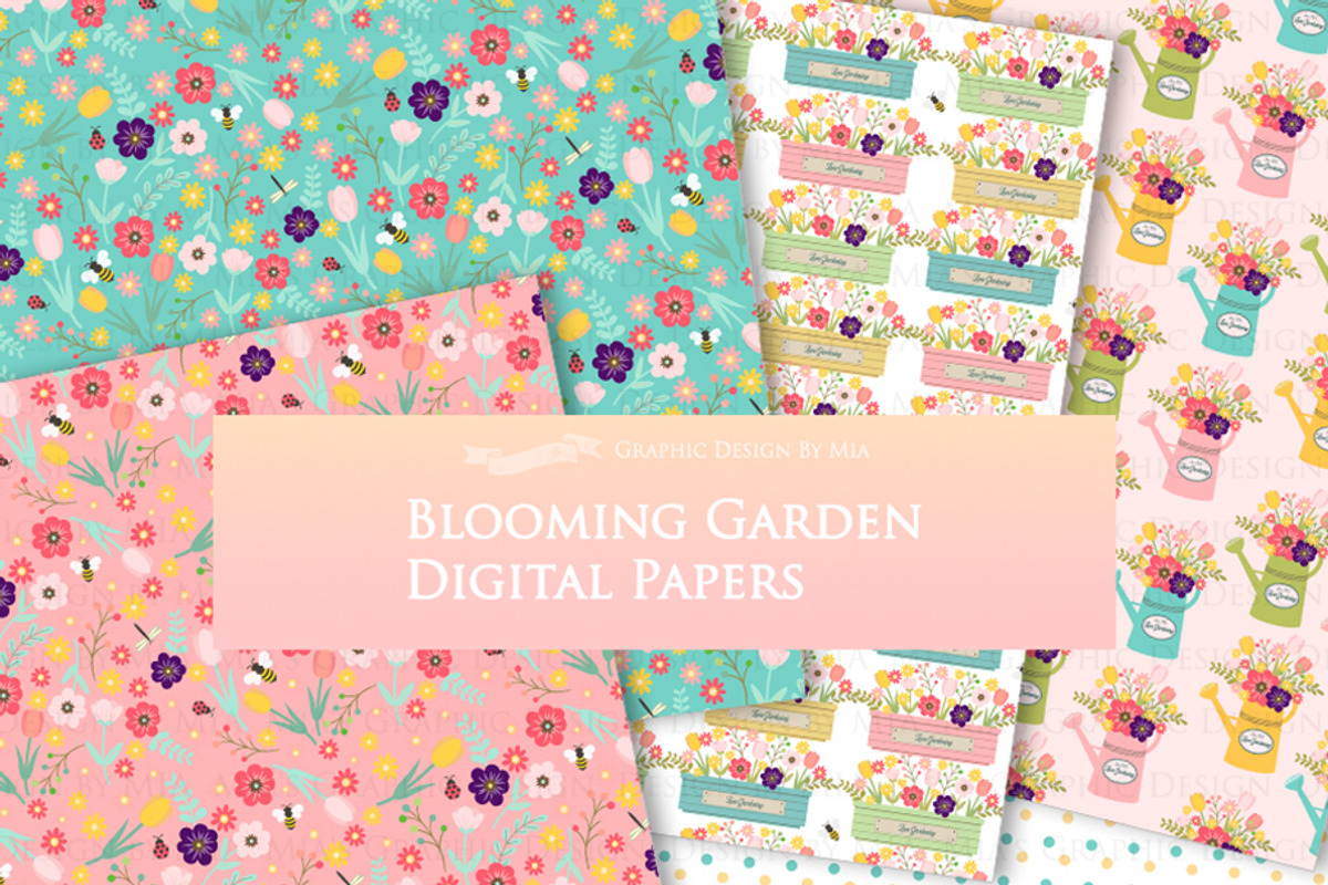 Blooming Garden, Flower, an Illustration by Mia's Graphic Design (Photo 8 of 10)