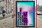Warsaw Citylight Ad Bus Stop 11 v1, an Advertising Mockup by Graphic Shelter (Thumbnail 3 of 7)