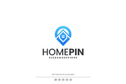 Gradient Modern Home Location Logo, a Branding & Logo Template by Artnivora.Std (Thumbnail 1 of 3)