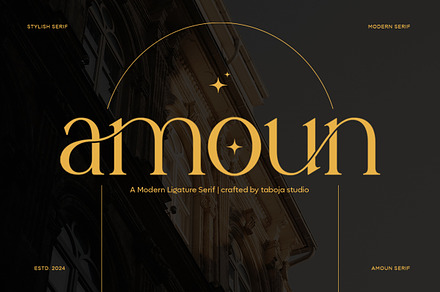 TBJ Amoun | Classy Modern Serif, a Serif Font by Taboja Studio