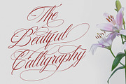 Rastrina Calligraphy Script Font, a Script Font by RantautypeStudio (Thumbnail 3 of 16)